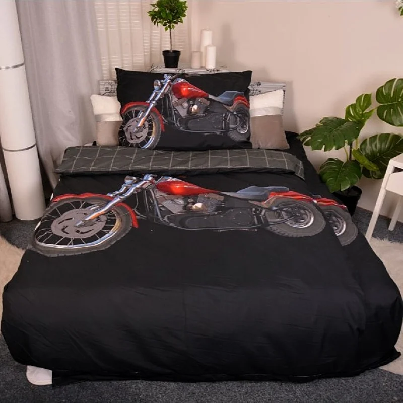 3D povlečení Chopper Black