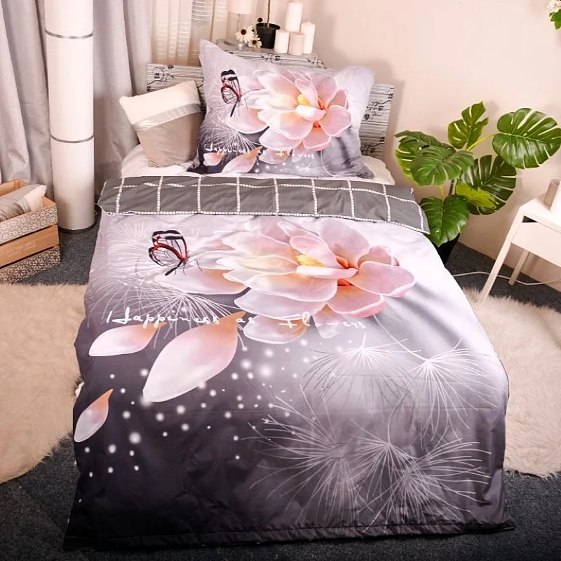 3D povlečení Grey Lily