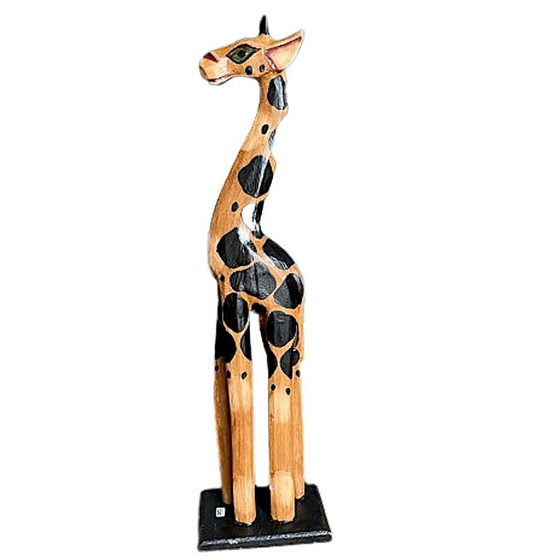 Dřevěná soška žirafa 50cm