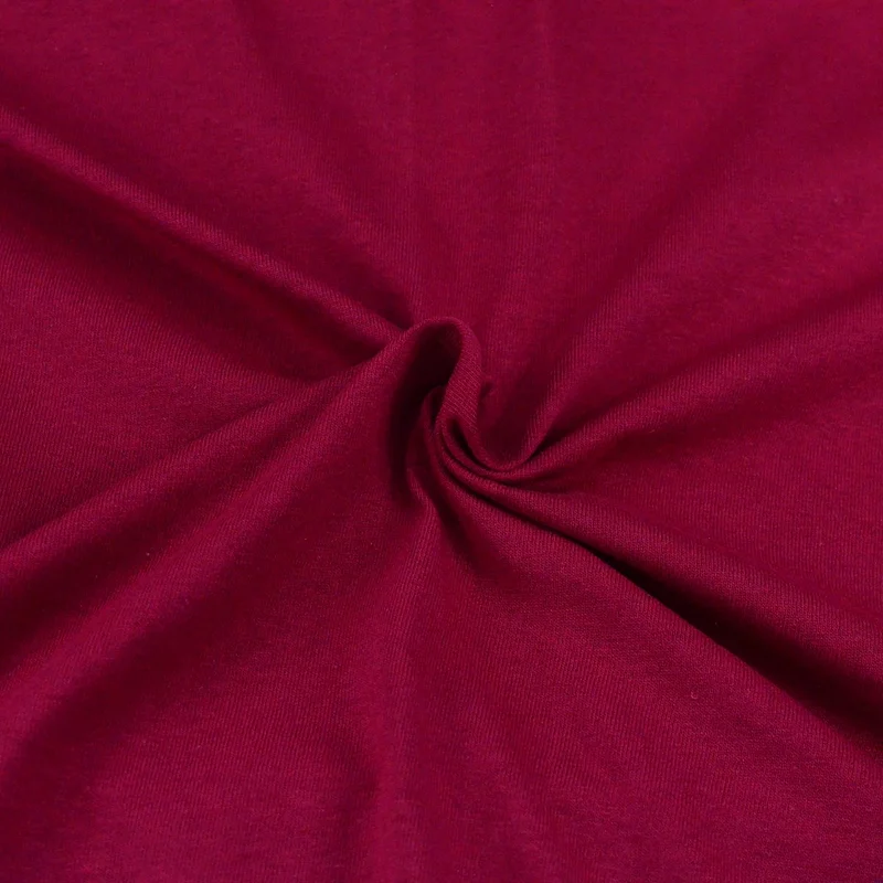Jersey prostěradlo vínové 180x200 cm