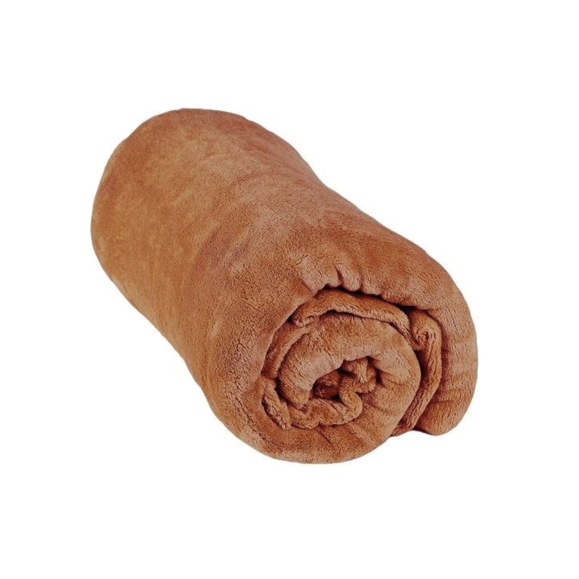 Velká mikroflanelová deka 220x200 - cihlová